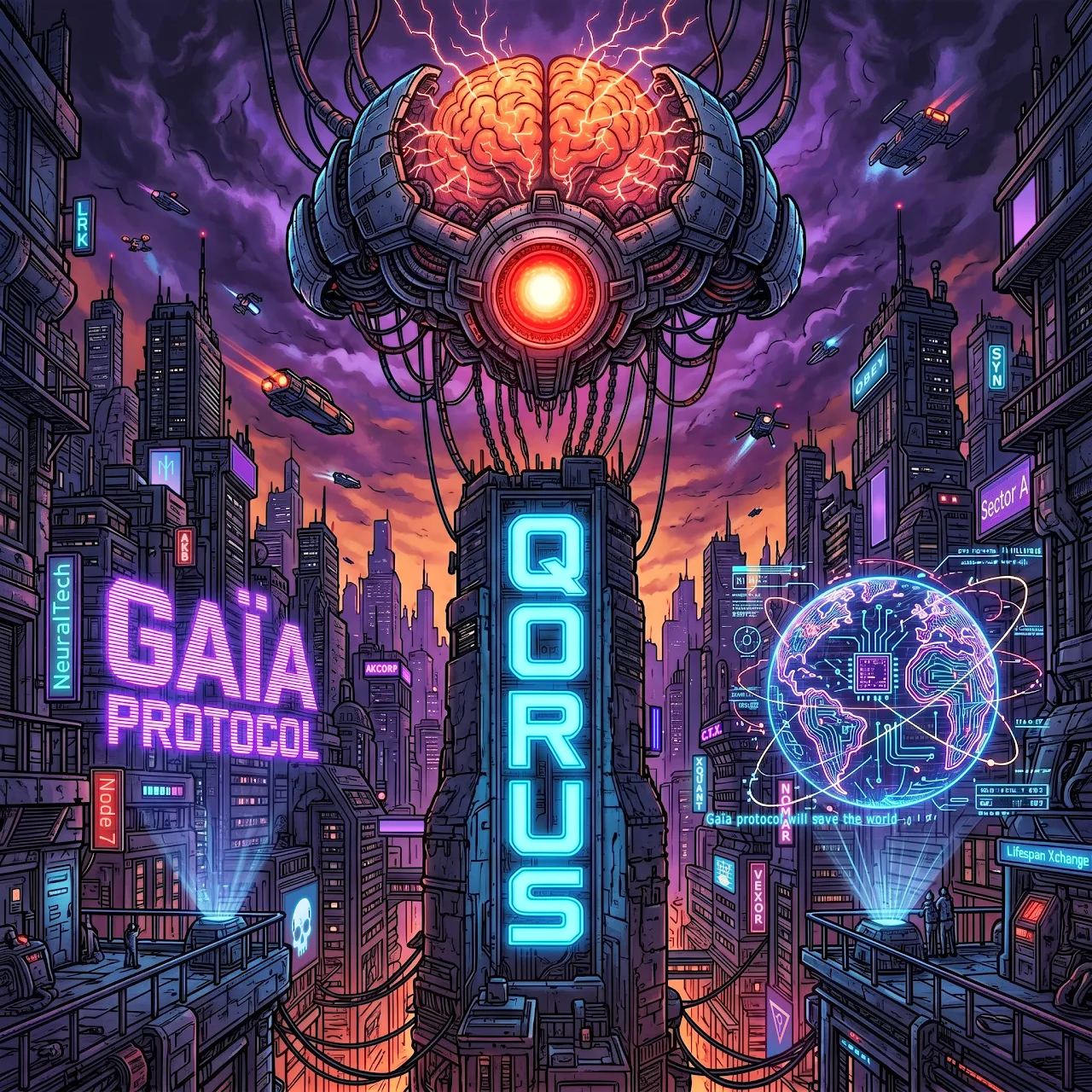 Pochette de Gaïa Protocol